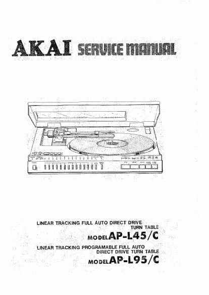 Akai AP L45 C Service Manual