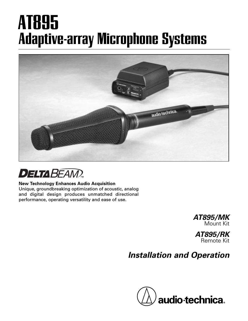 audio technica 895 rk owners manual