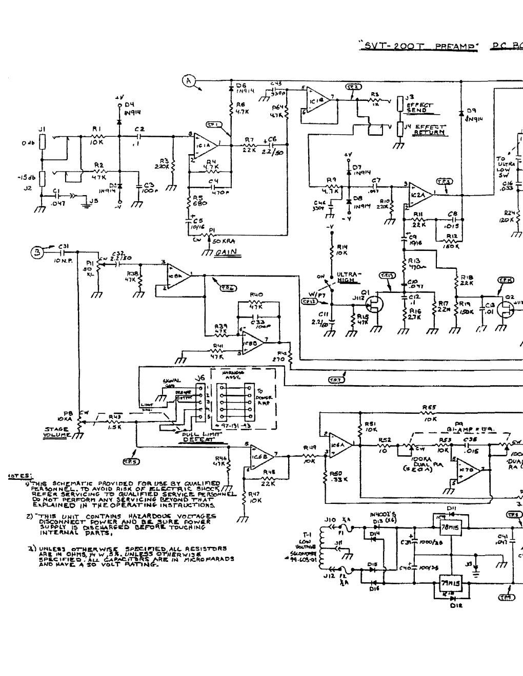 ampeg svt 200t schematics