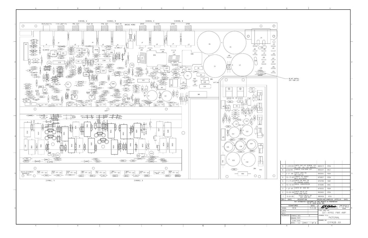 ampeg svt 4 pro power amp layout rev 9