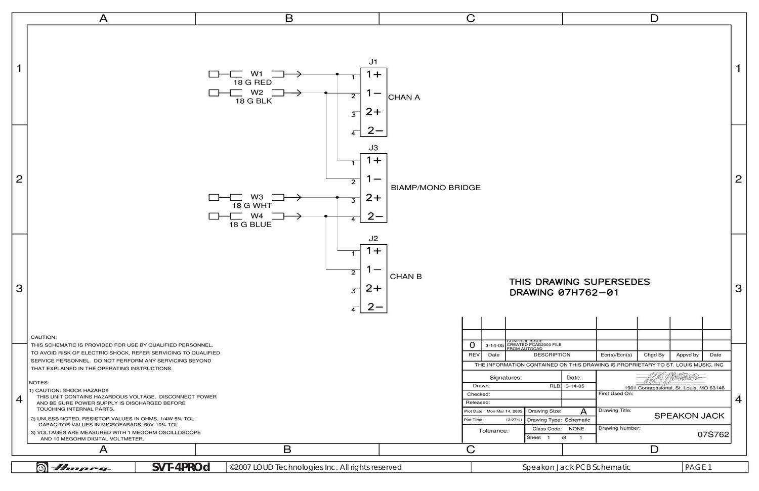 ampeg svt 4 prod speakon jack 07s762 schematic