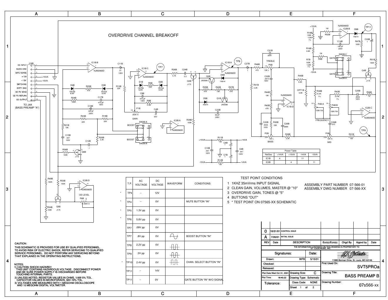 ampeg svt 5 pro preamp overdrive 07s565 schematics