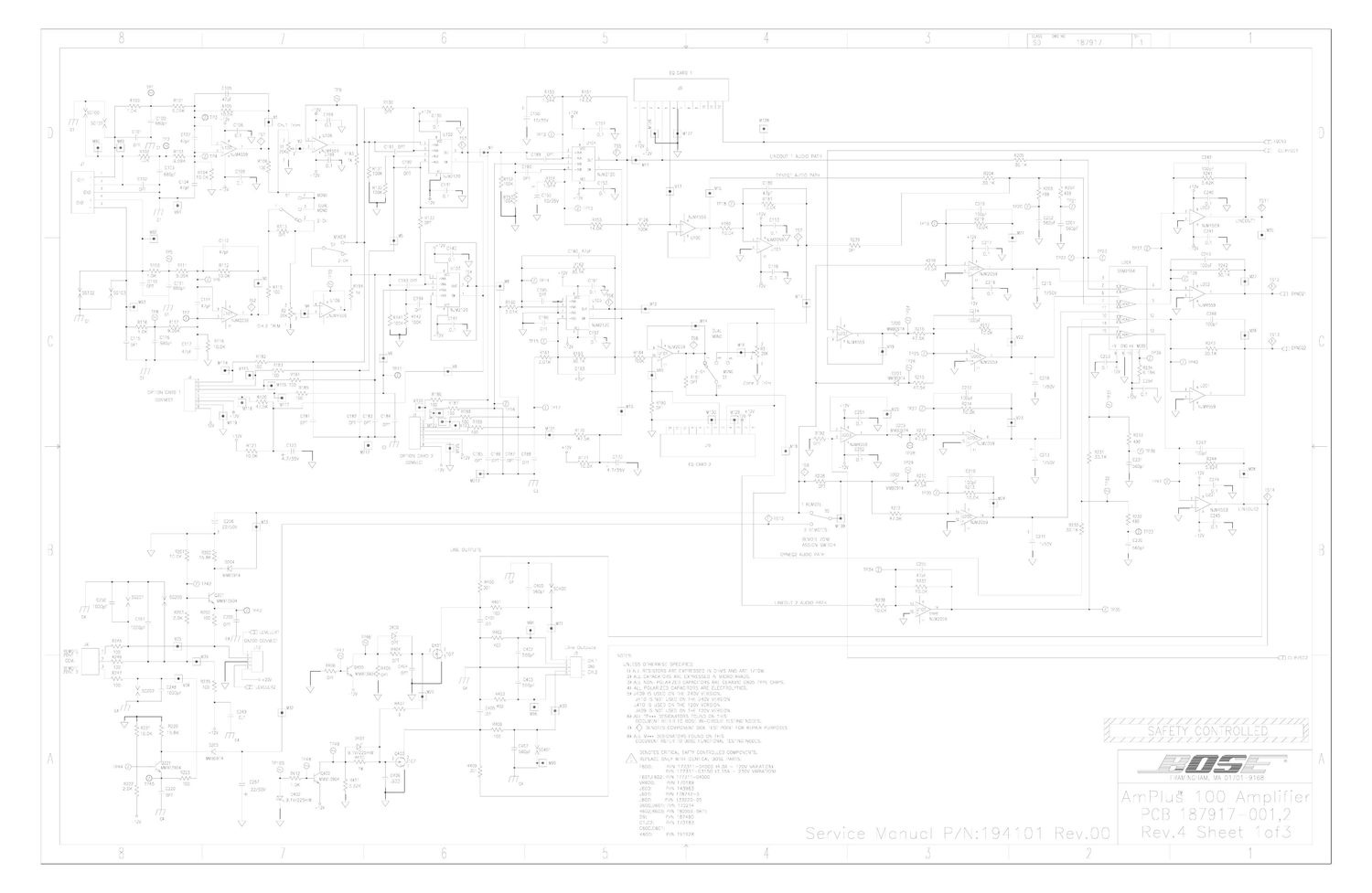 bose amplus 100 sd187917 1 05 schematics