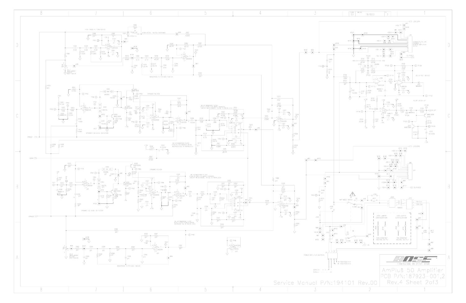 bose amplus 50 sd187923 2 05 schematics