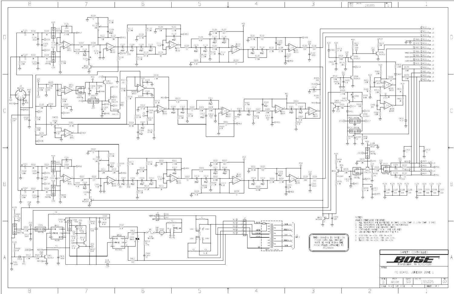 bose zone 1 schematic