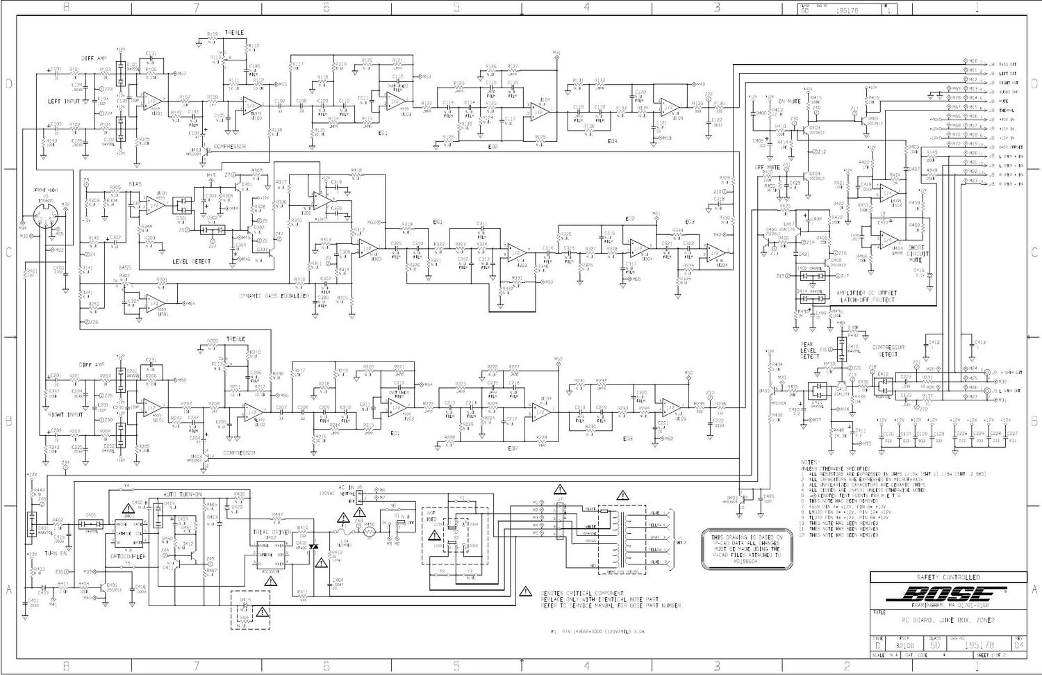 bose zone 2 schematic