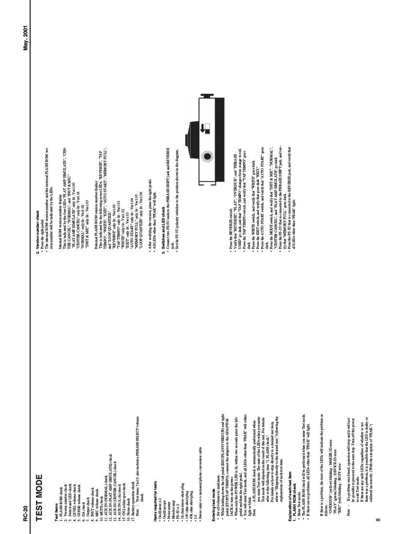 Free Audio Service Manuals - Free download Boss RC Loop Station Service Manual