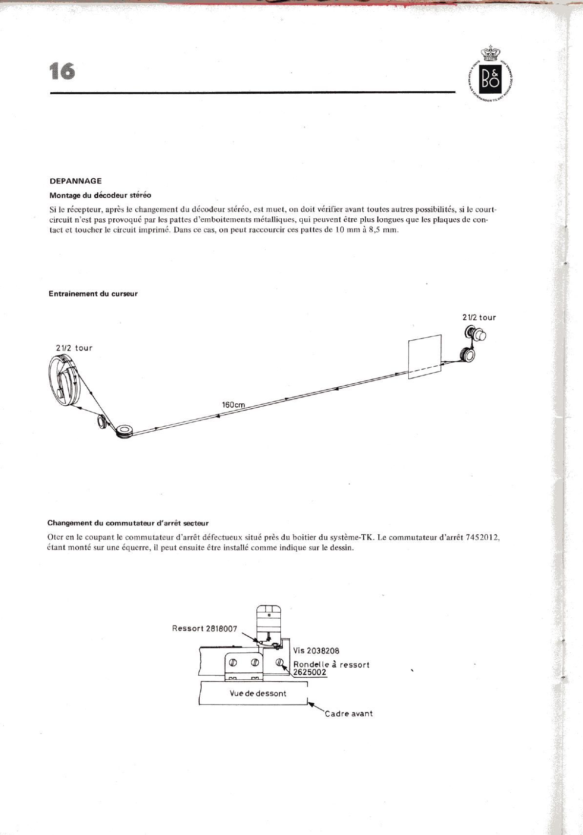 Bang Olufsen Beomaster 1600 Schematic