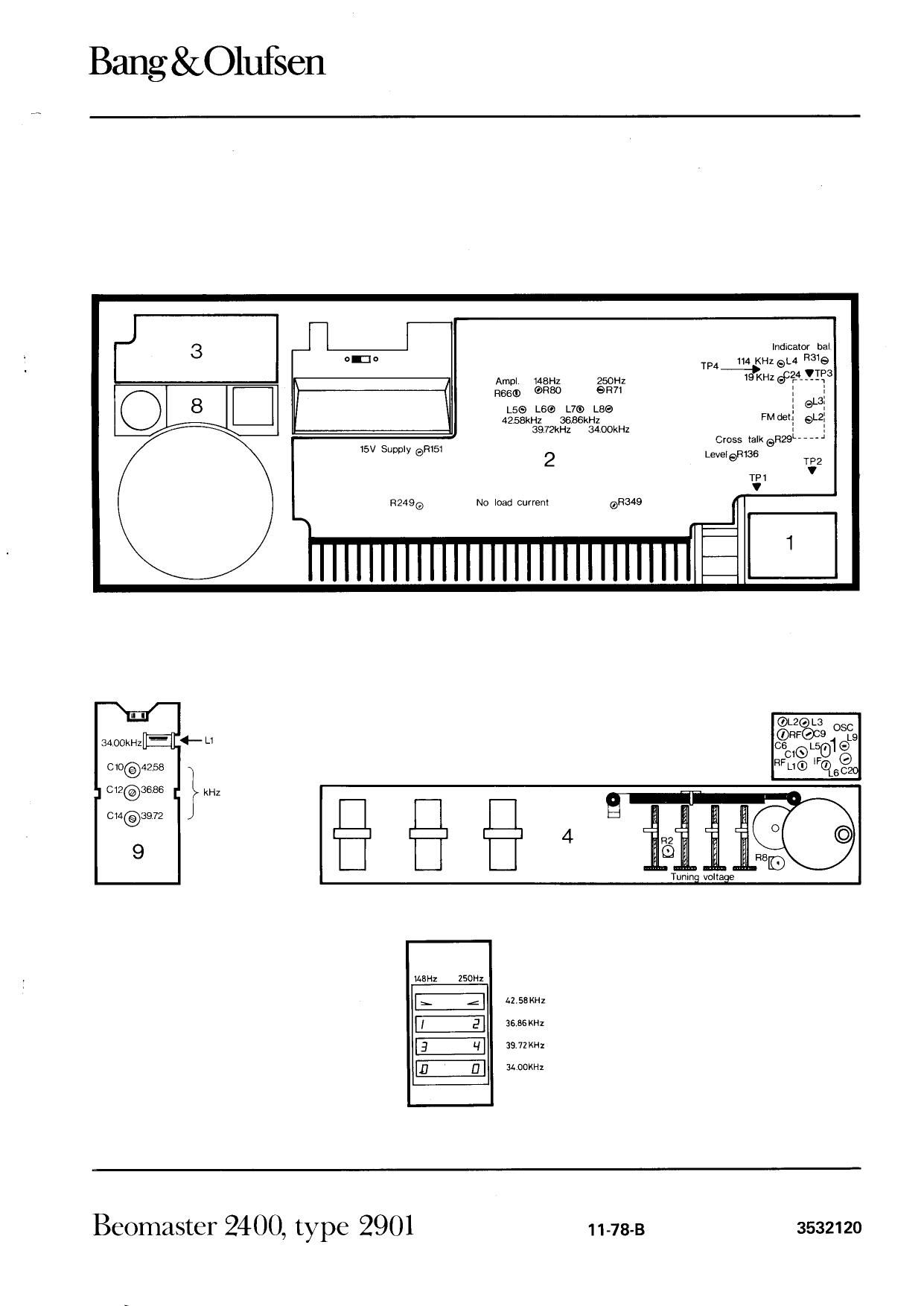 Beomaster 2400 Schematics version2