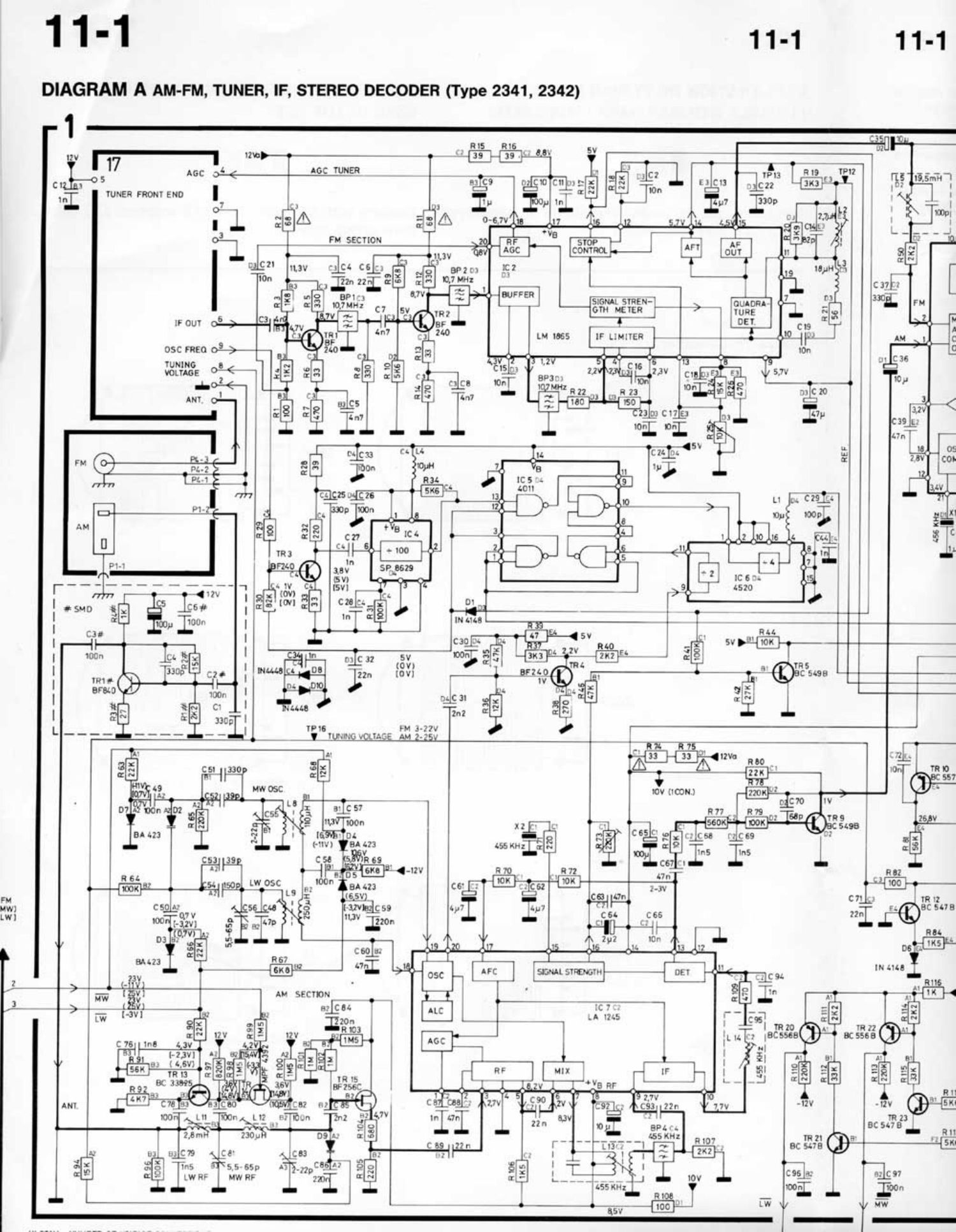 Bang Olufsen Beomaster 6500 Schematic