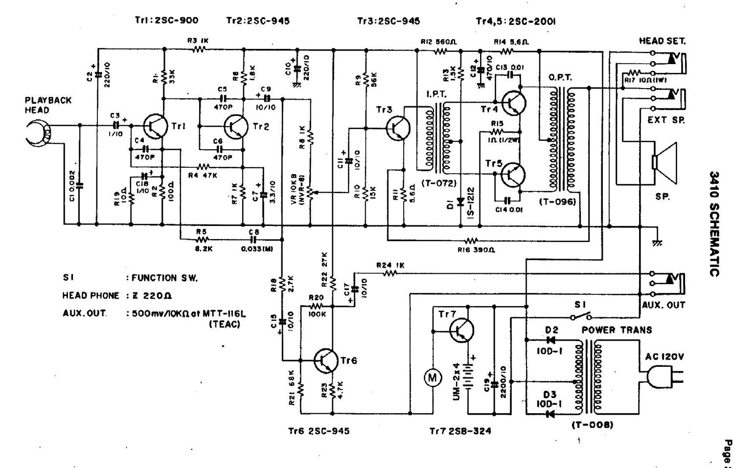 Califone 3410 Cassette