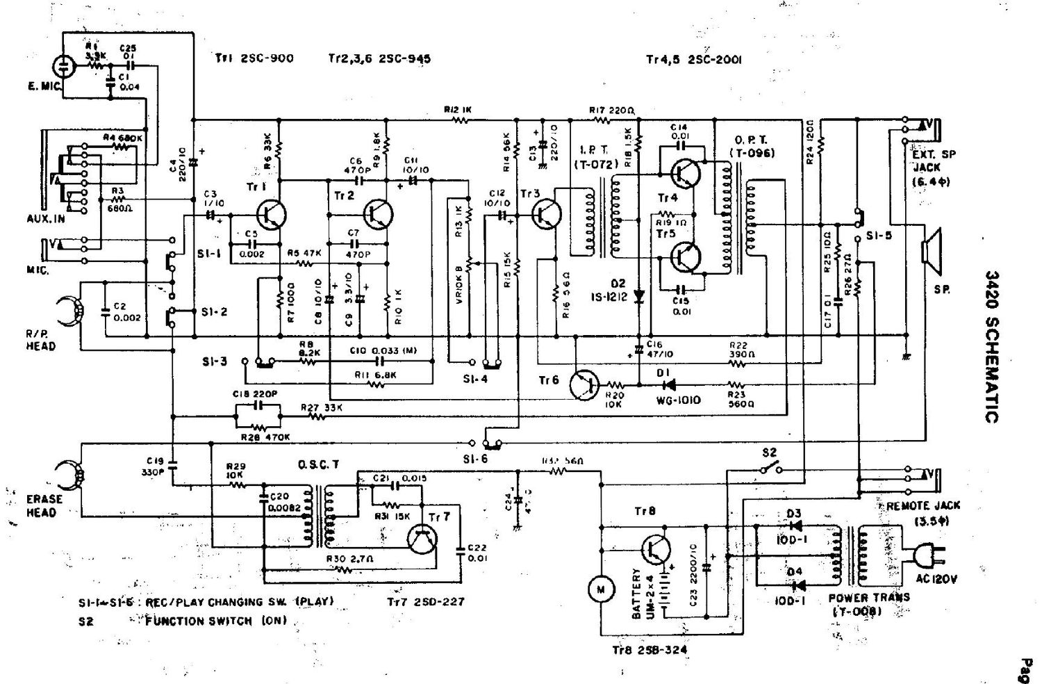 Califone 3420 Cassette