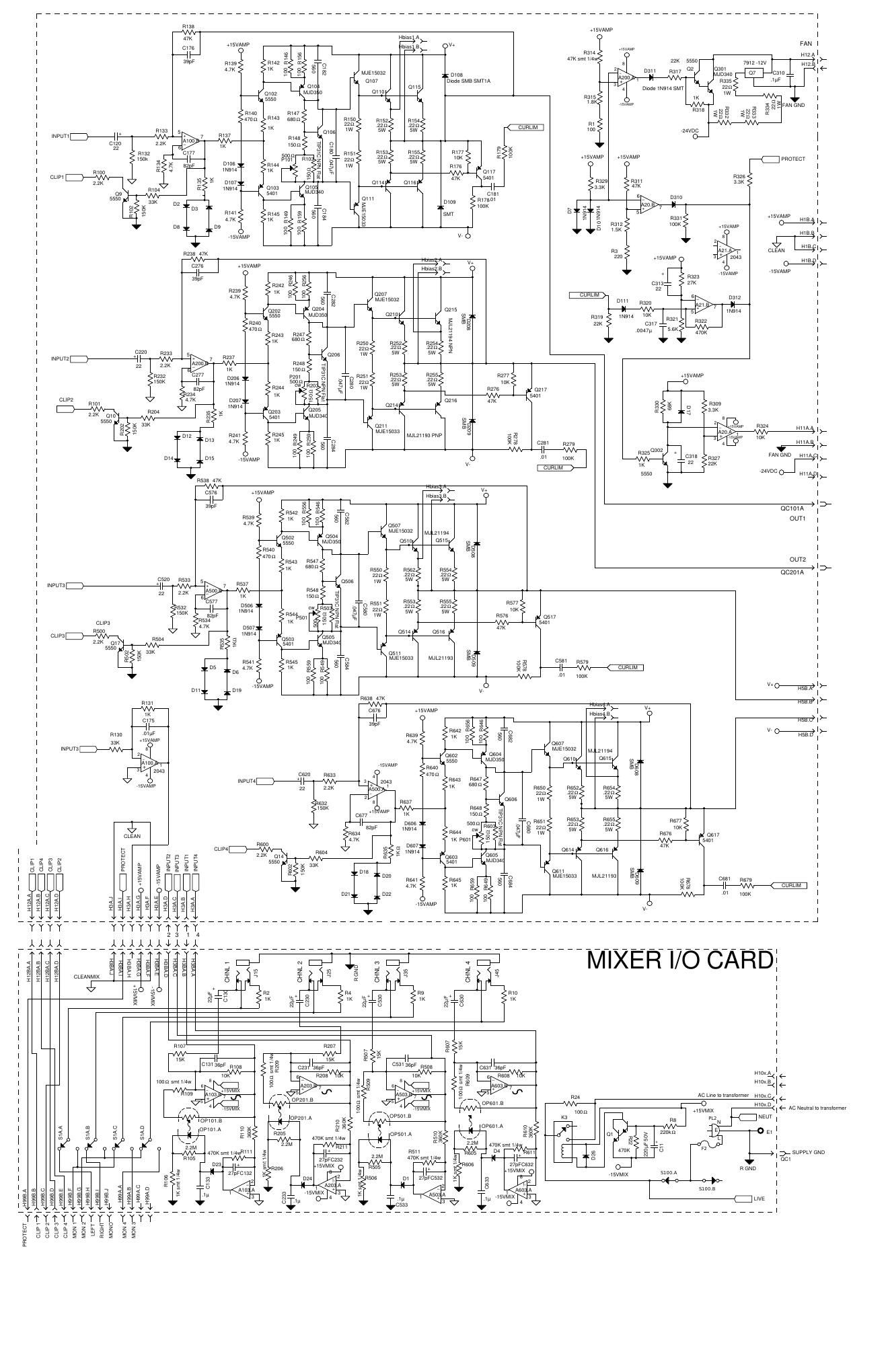 carvin c 1644 p schematic