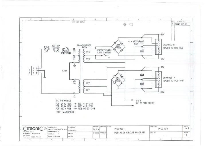 citronic ppx 900 schematic