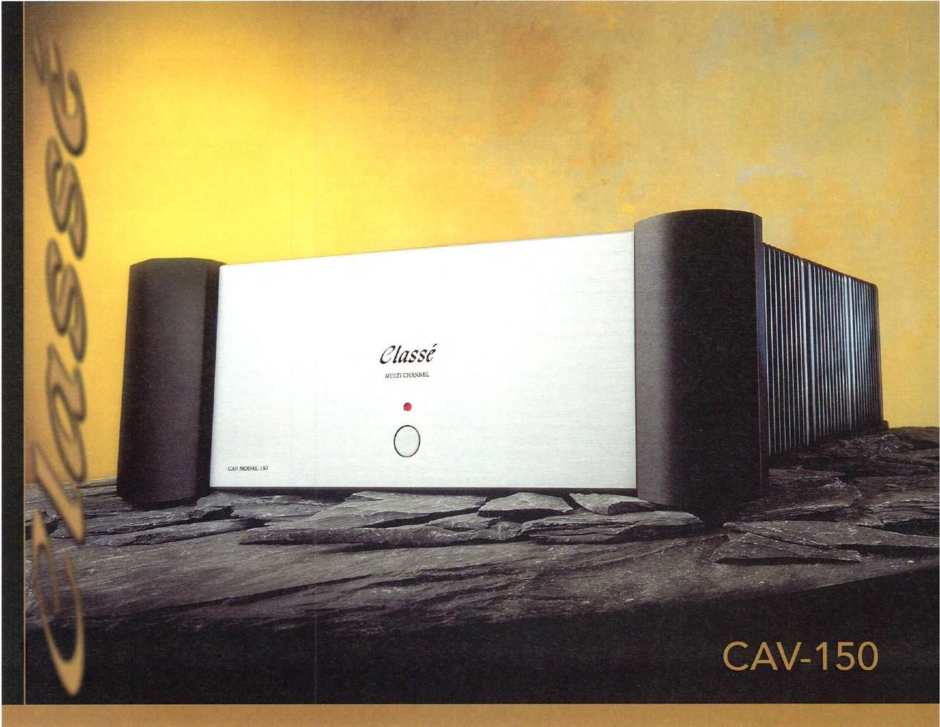 classe audio cav 150 brochure