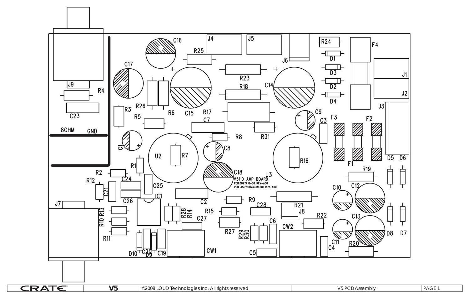 Crate V5 V5110 9 07 Schematic