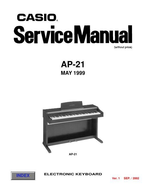 casio ap 21 service manual