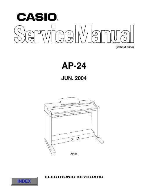 casio ap 24 service manual