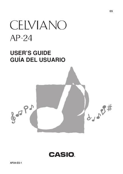 casio ap 24 user manual