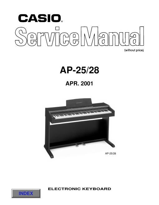 casio ap 25 28 service manual