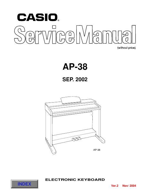 casio ap 38 service manual