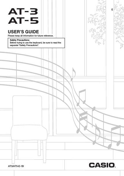 casio at 3 5 user manual