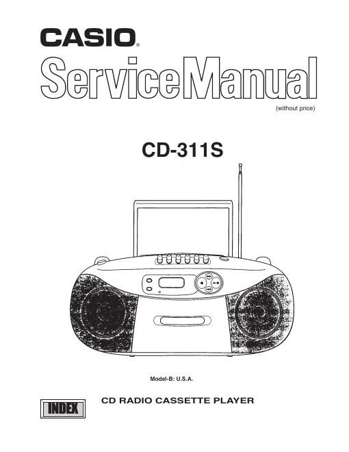 casio cd 311 s service manual