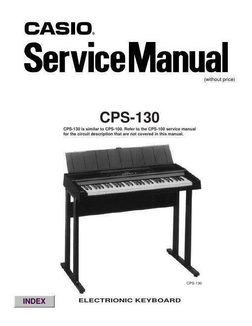 casio cps 130 service manual