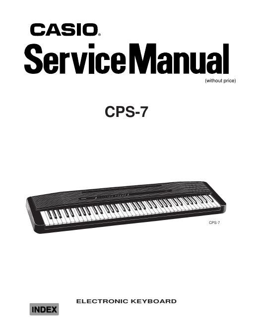 casio cps 7 service manual