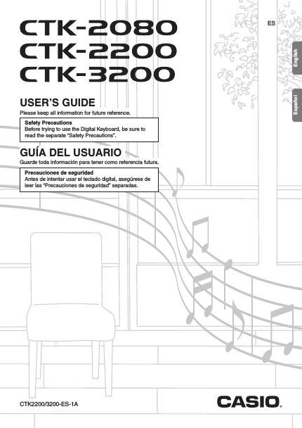 casio ctk 2080 operation manual