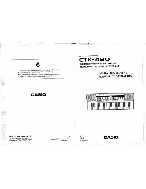 casio ctk 480 operation manual