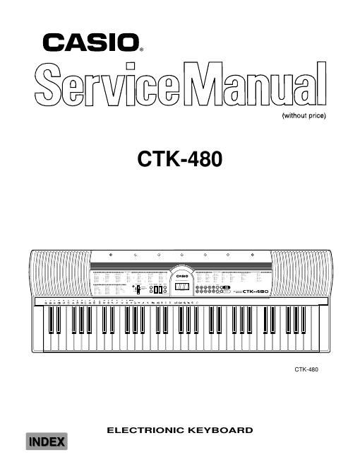 casio ctk 480 service manual