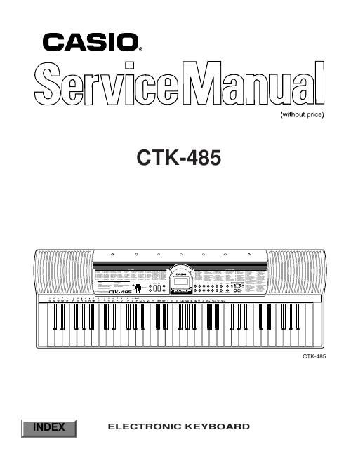 casio ctk 485 service manual