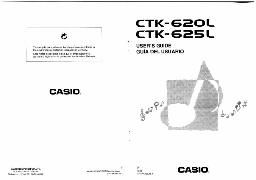 casio ctk 620l 625l