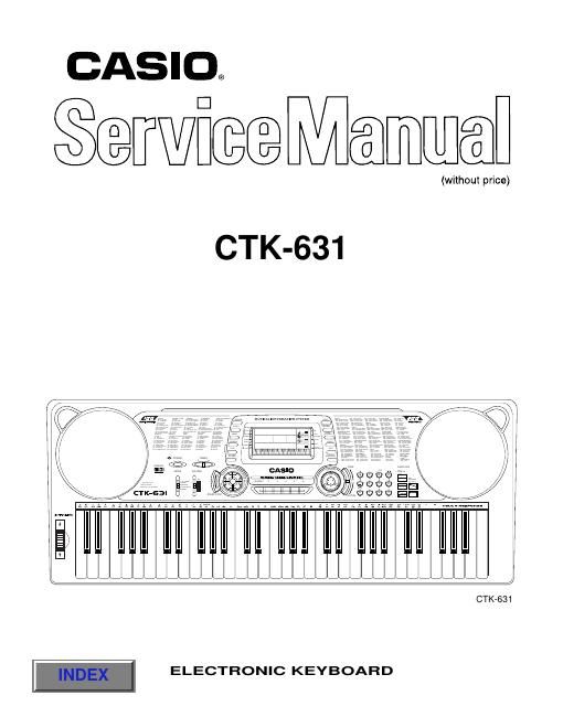 casio ctk 631 service manual