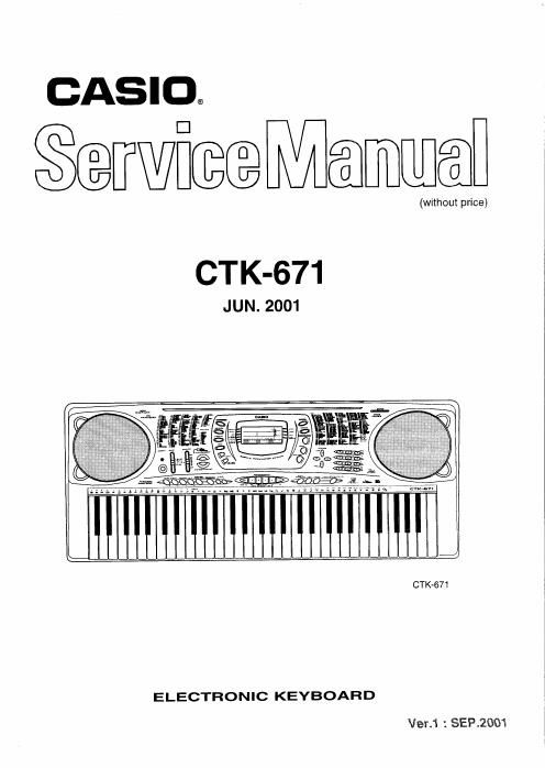 casio ctk 671 service manual