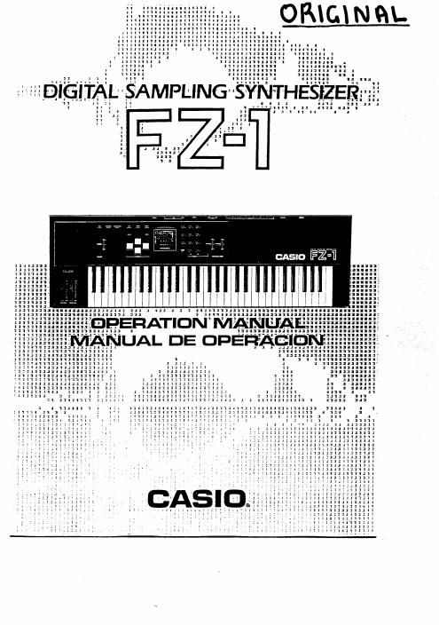 casio fz 1 owners manual