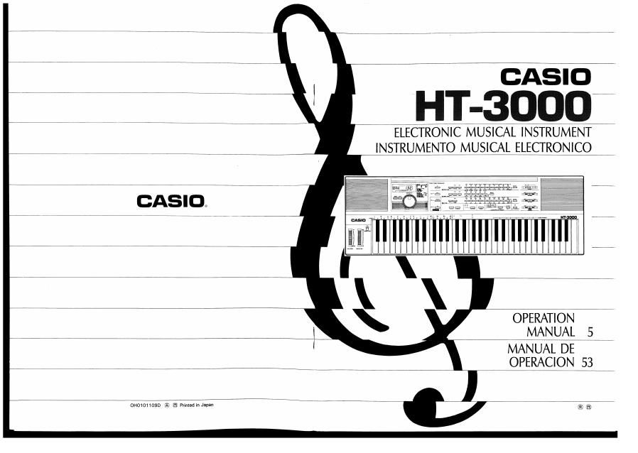 casio ht 3000 owner manual