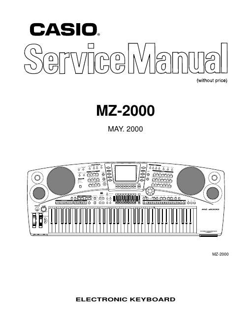 casio mz 2000 service manual