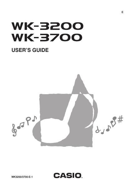 casio wk 3700 user guide