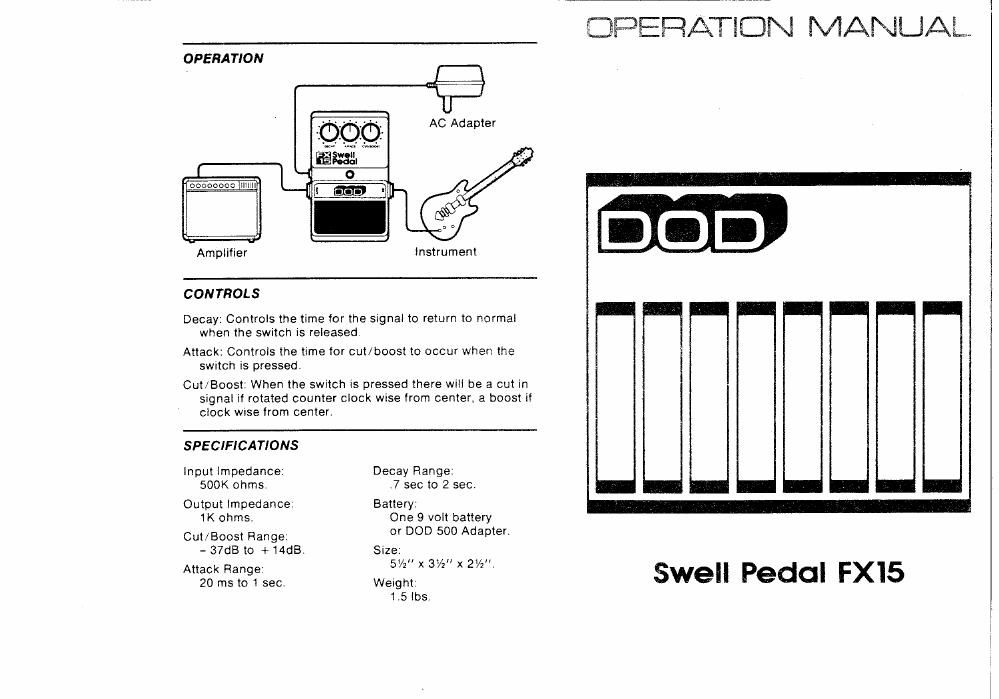 dod fx 15 manual