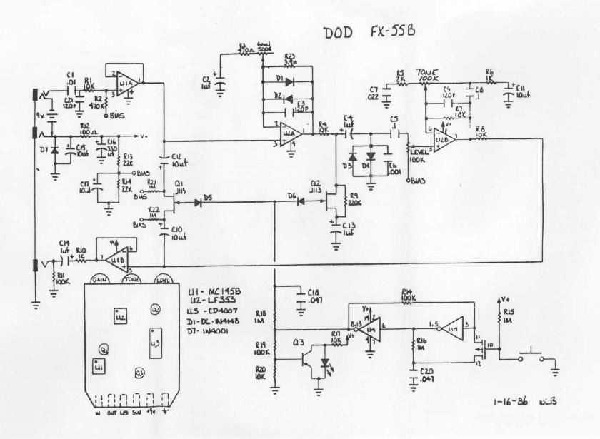 dod fx 55b schematic