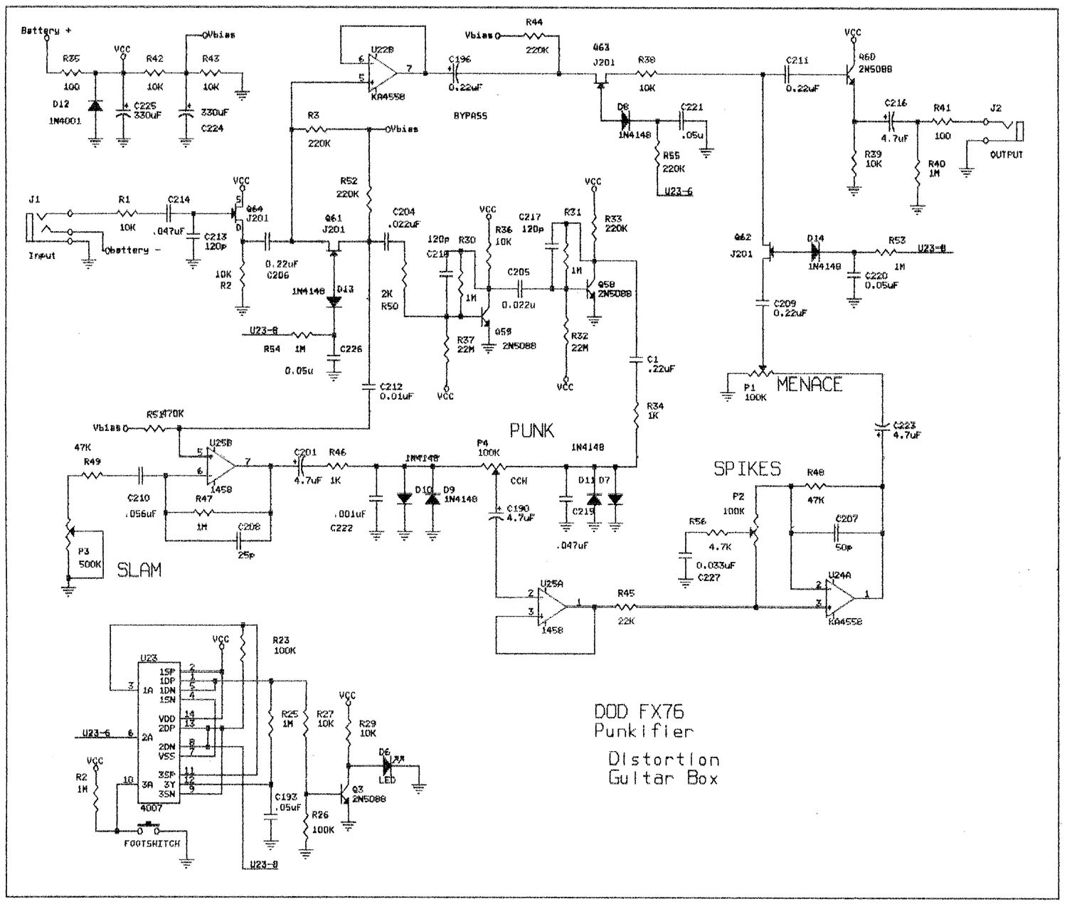 dod fx 76 schematic