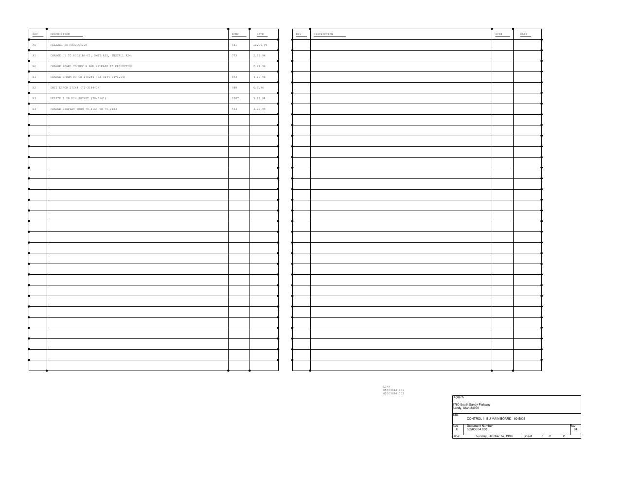 digitech control one service manual