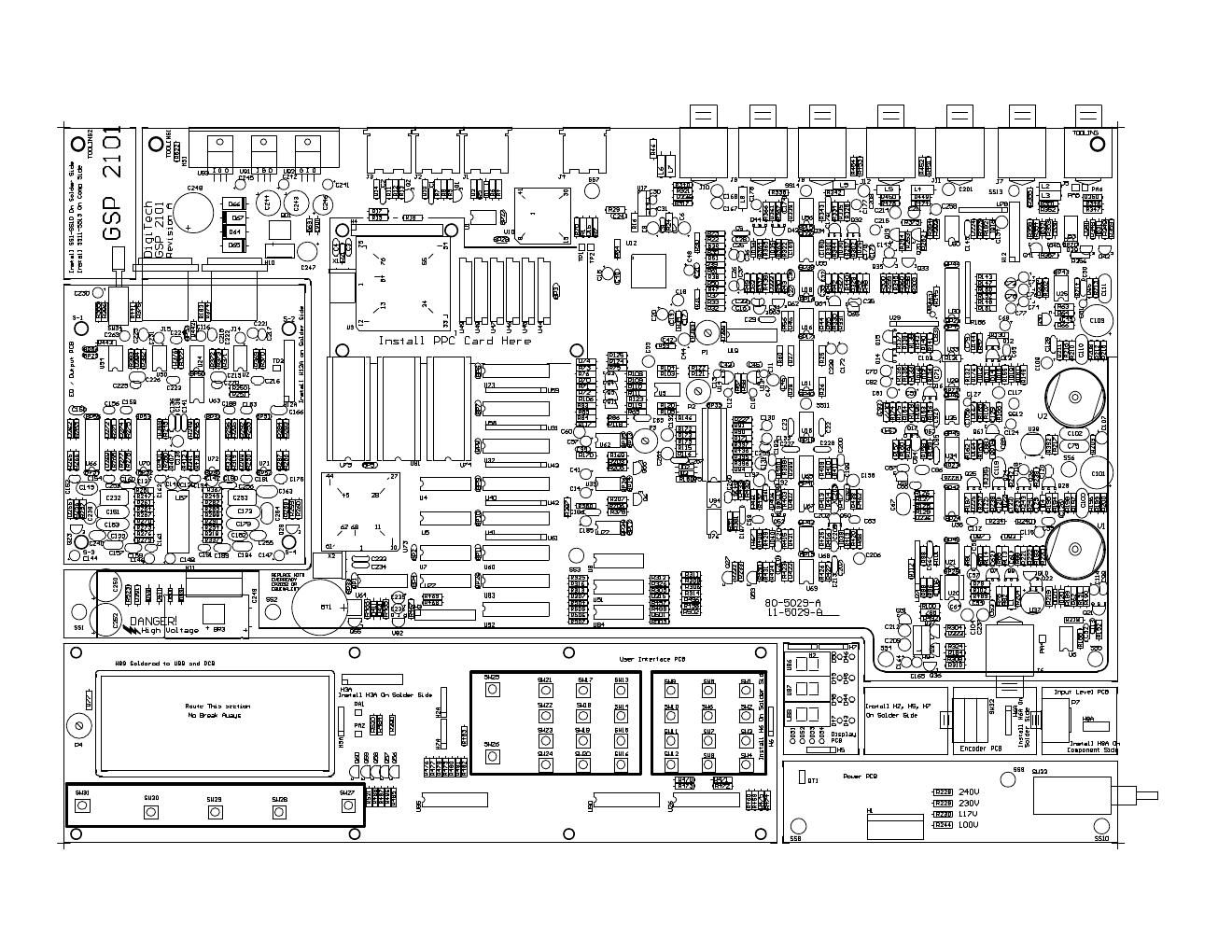 digitech gsp 2101 schematics