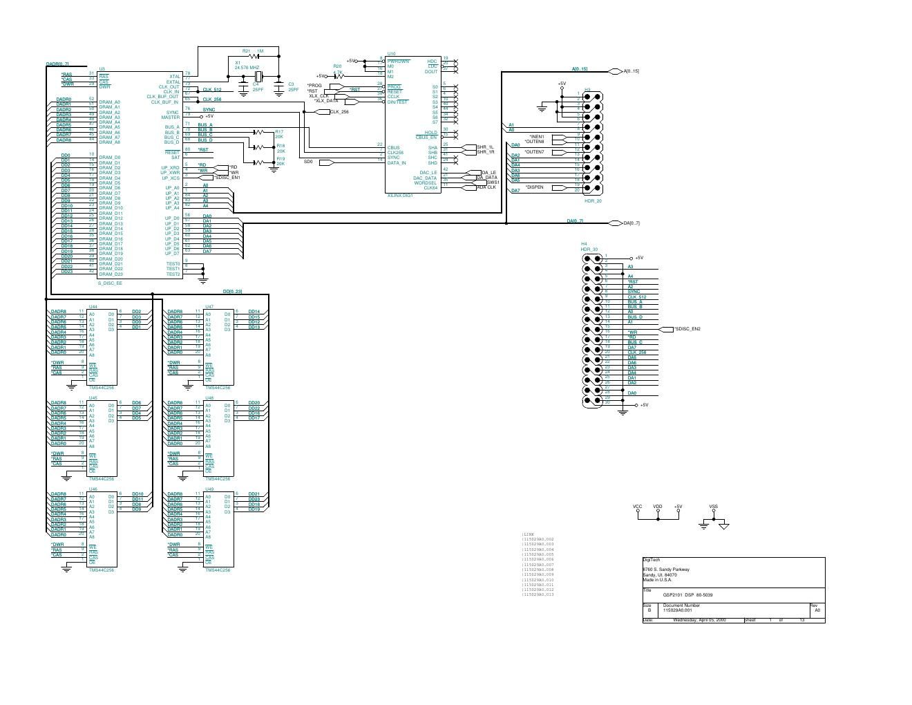 digitech gsp 2101 schematics 2