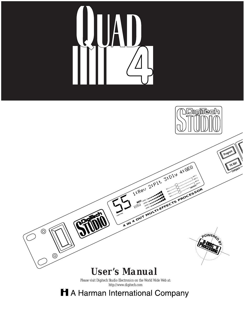 digitech quad 4 user guide