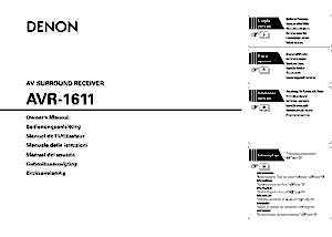 Audio Service Manuals - d / denon / denon-avr