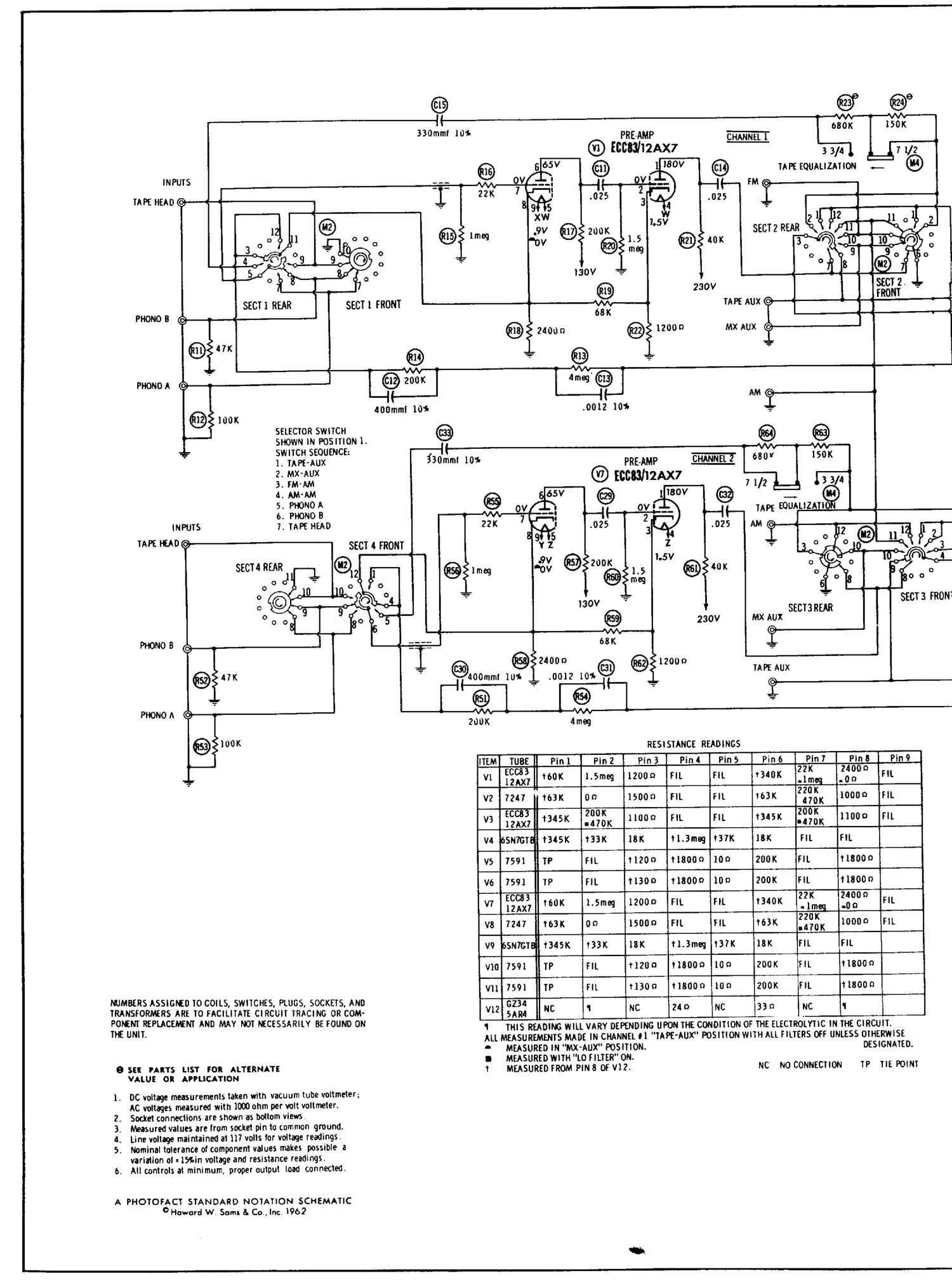 Eico ST 70 Schematic