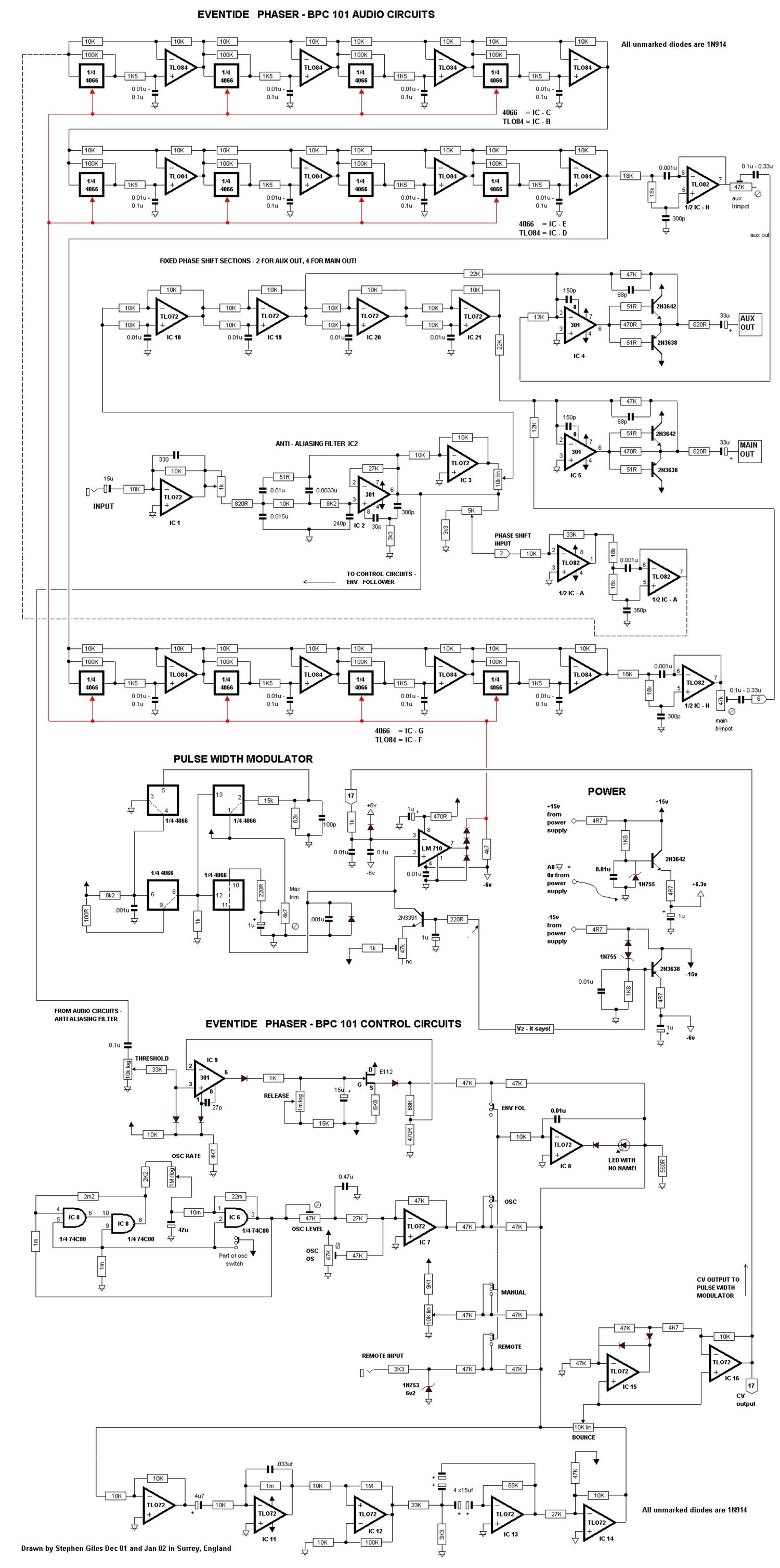 eventide phaser schematics